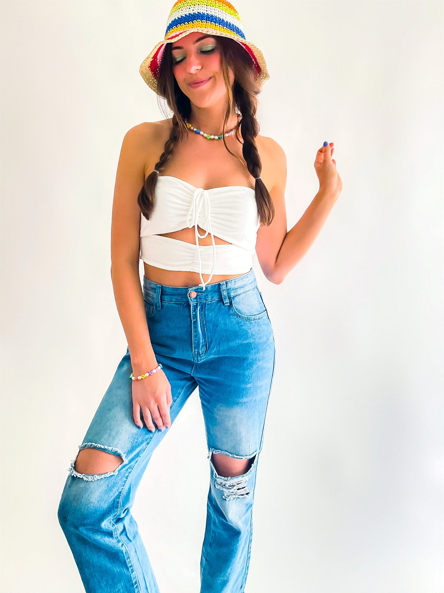 Cabo Cutie Cut-Out Tube Top
