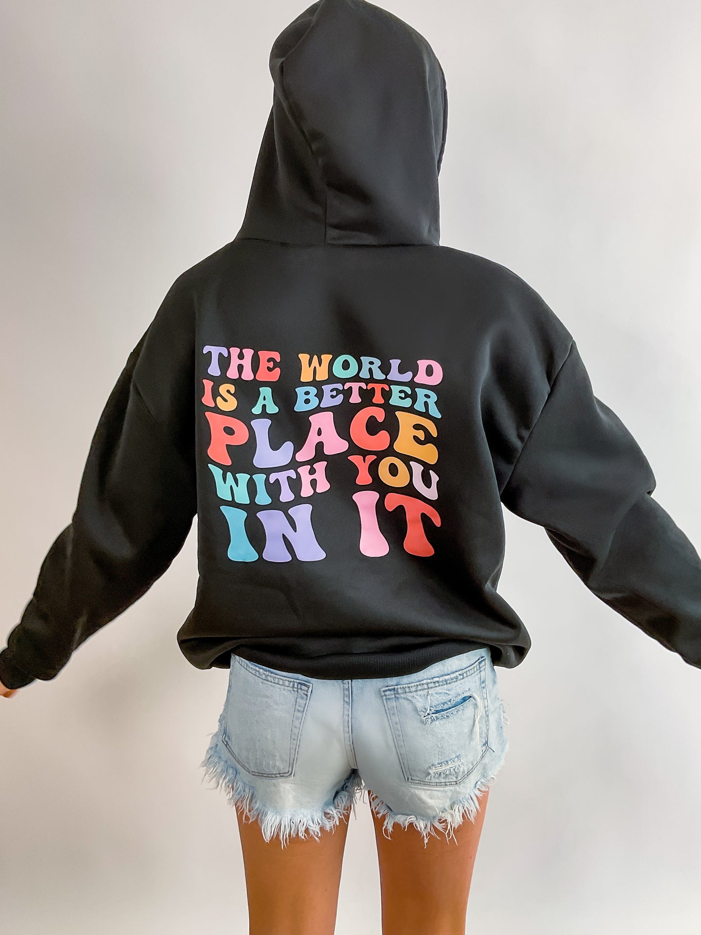 Happy & Ho0oded Oversized Polyester Sweatshirt