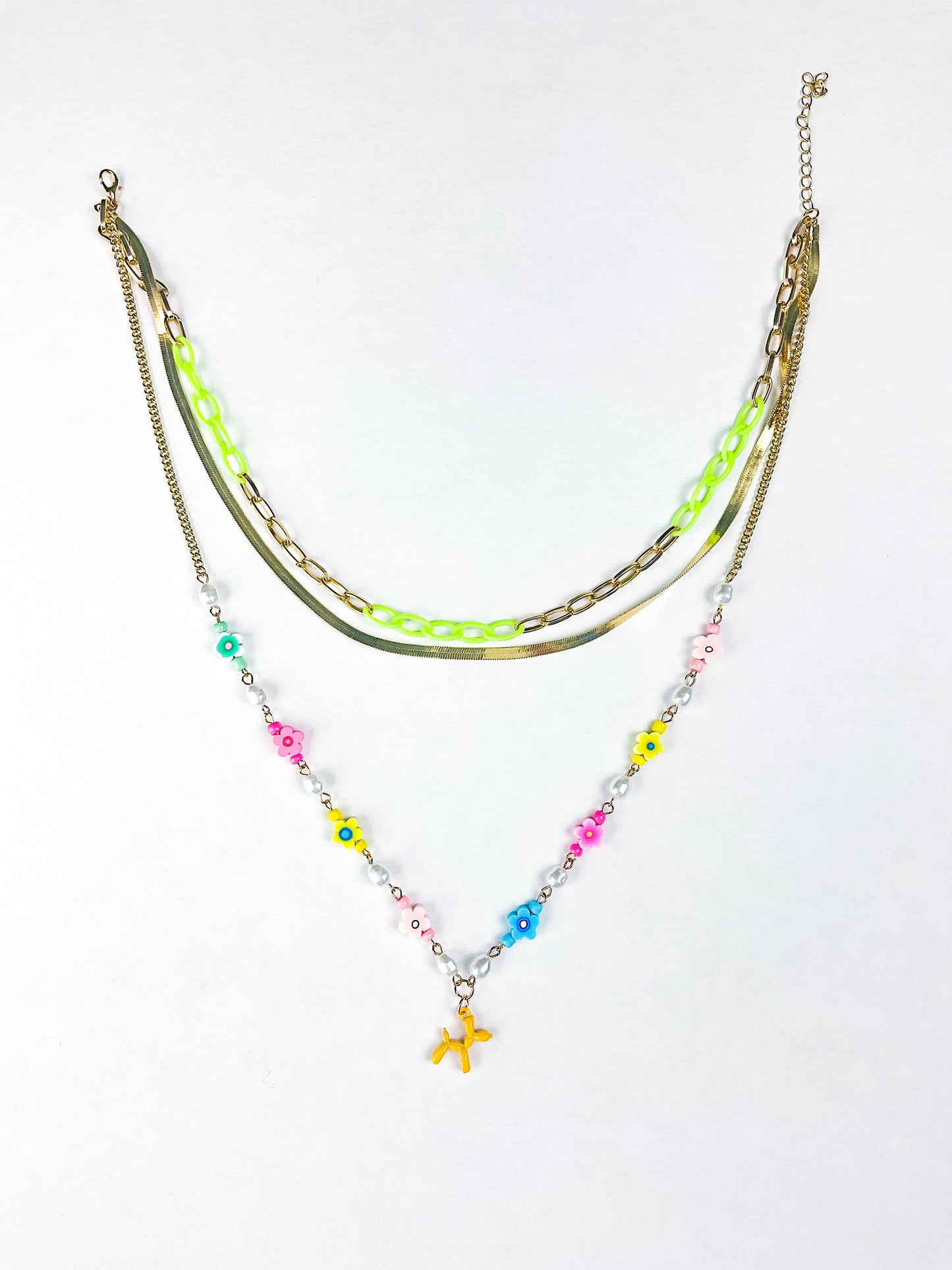 Pup Luv 3-Tiered Neclace