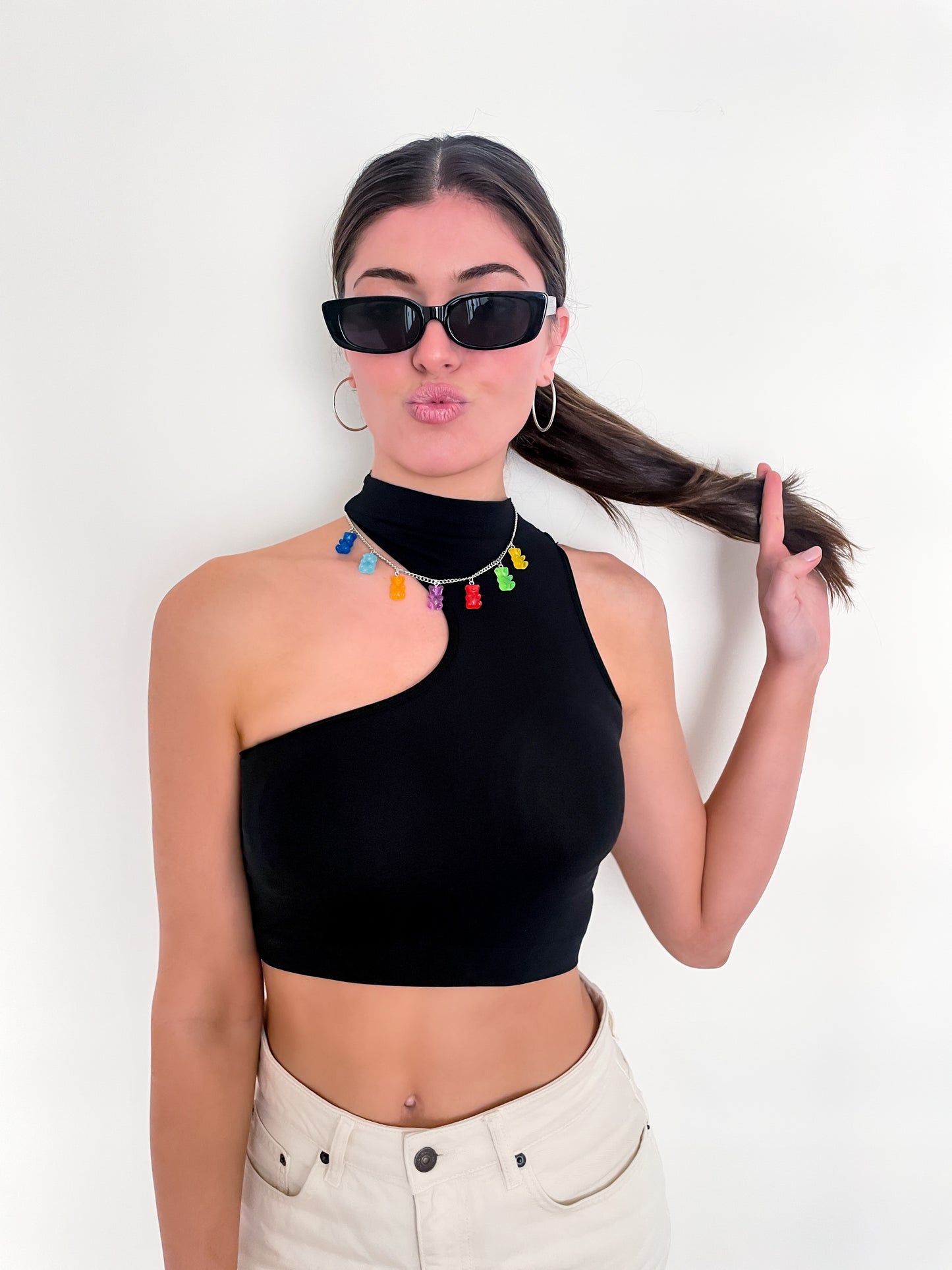 Cat Eye Skinny Frame Sunnies