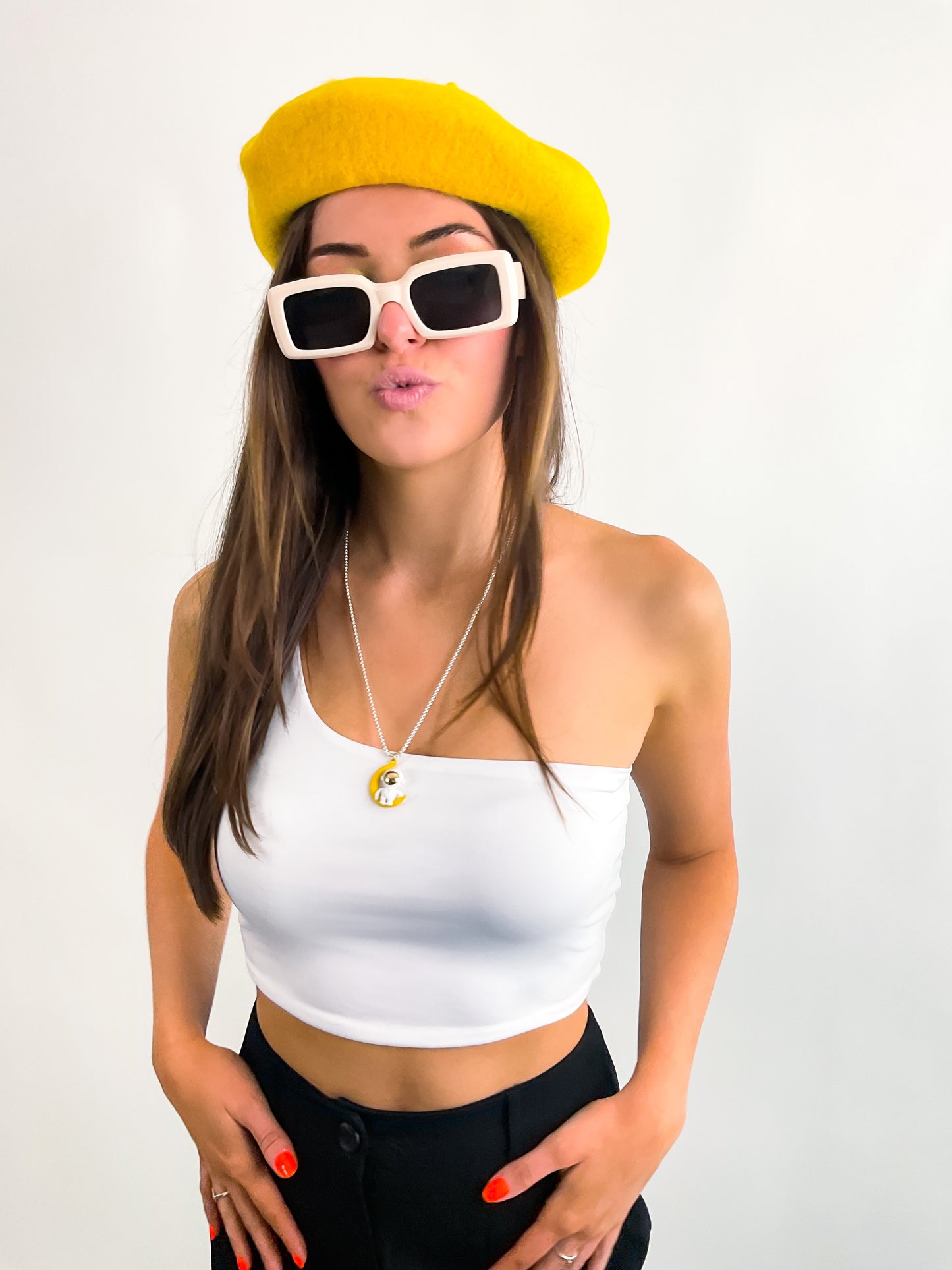 Chunky Square Frame Sunglasses