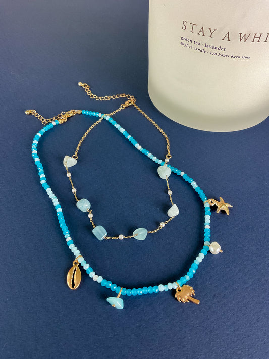 Midnight Ocean Necklace Set