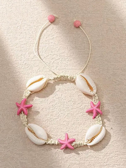 Under the Sea Pink Starfish Bracelet