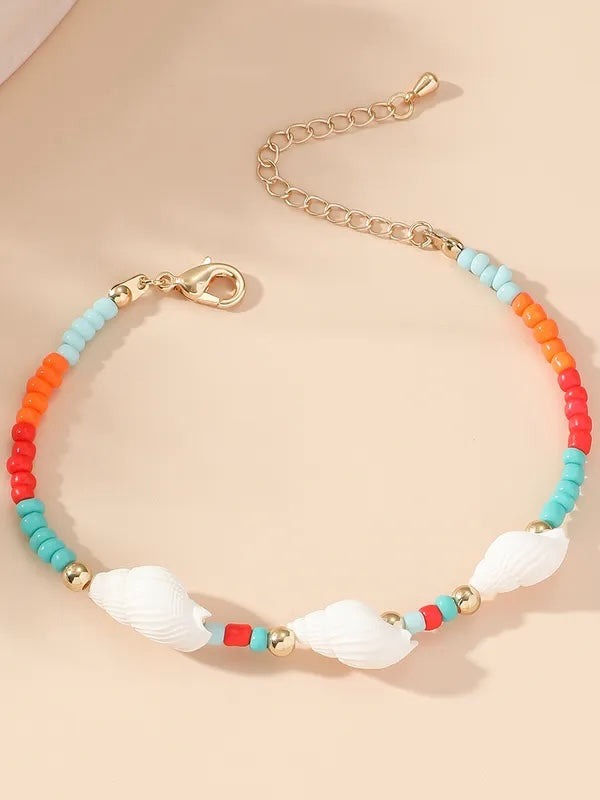 Conch Shells Beaded Bracelet