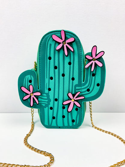 Palm Springs Prickly Pear Crossbody Purse