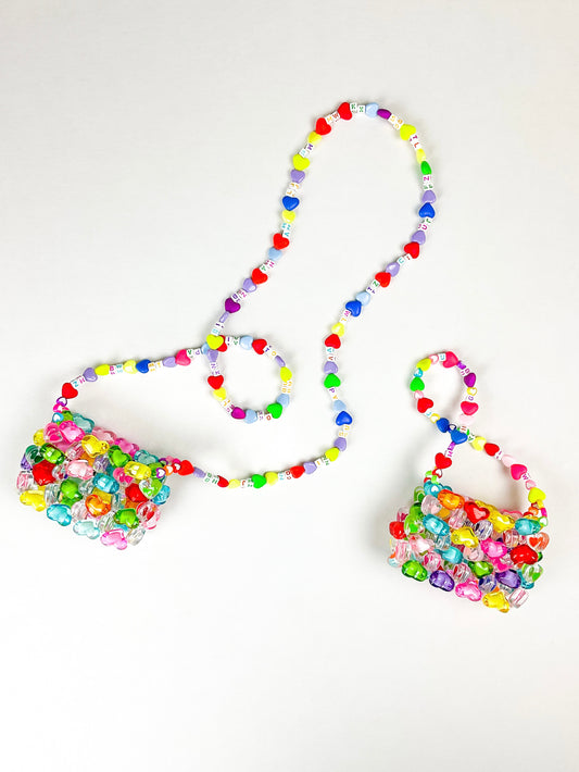 Raver GrL Hand~Beaded Mini Purse