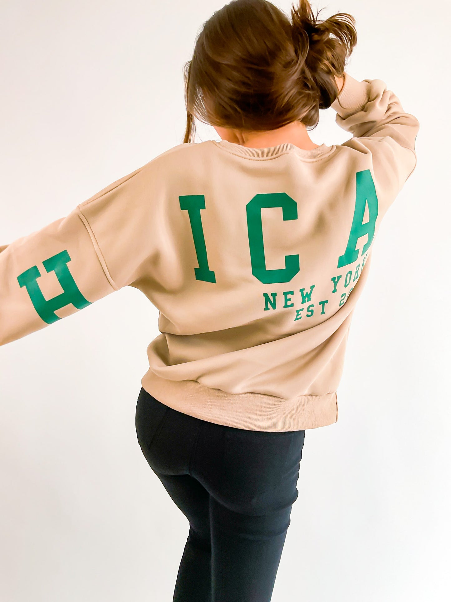 Chicago New York Polyester Crewneck Sweatshirt