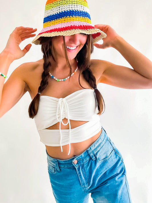 Cabo Cutie Cut-Out Tube Top